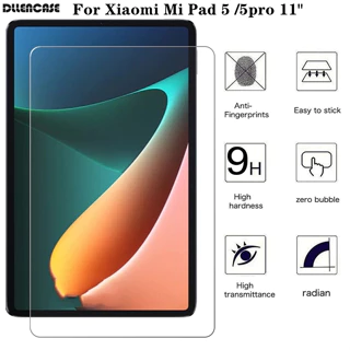 Dllencase Redmi Pad 10.61 " Redmi Pad Se 11 " Mi Pad 5 Pad 5 Pro Pad 6 11 " Máy tính bảng màu Kính cường lực bảo vệ màn hình A386