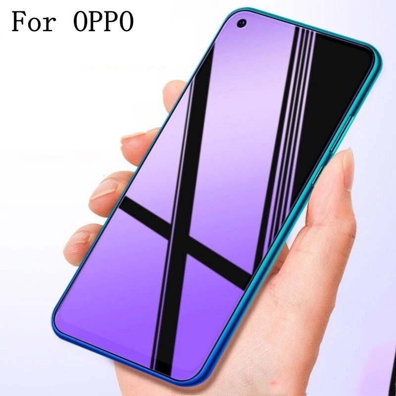 Kính Cường Lực chống tia xanh Cho For OPPO A58 A38 A18 A79 Reno 10  Pro Plus 8T 5G 8Z 8 7 5 6 6Z 7Z 3 2 2f 4 Pro A78 A98 A5S A54 A74 A12 A31 A52 A55 A93 A53 A53s A33 A5 A9 2020 A57 A77s A72 A32 A17 A17k A3s A15 A15S A16 A16K F11 Pro Miếng dán màn hình