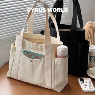 CYRUS WORLD Túi Xách canvas Cỡ Lớn Nhiều Ngăn Thời Trang Cho Nữ