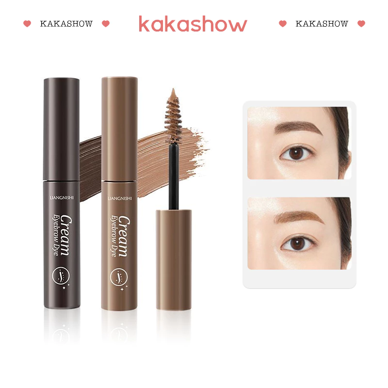 kakashow Mascara 3D Chống Thấm Nước Không Phai Màu Nâu Đậm Tự Nhiên 3 Màu Tùy Chọn Bút Chì Kẻ Lông Mày Tự Nhiên Chống Thấm Nước Không Nhòe Lâu Trôi Cho Nữ