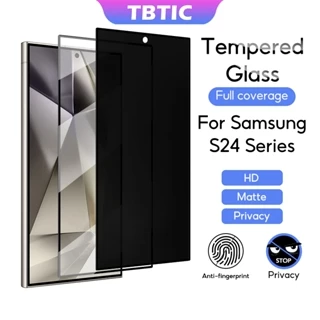 Kính cường lực TBTIC 9H bảo vệ màn hình bảo vệ sự riêng tư cho Samsung S24 Ultra Plus