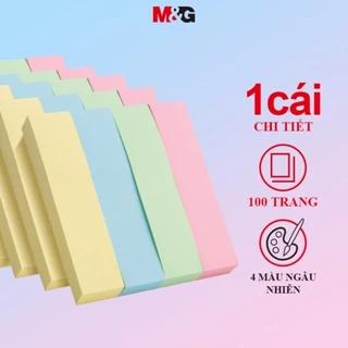 M&G giấy note ghi chú  Set 100 Nhãn Dán Ghi Chú 4 Màu 76 * 76mm 4 Màu