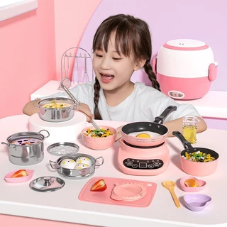 🔥Lên đến 48 miếng🔥Enpei Mini Bếp Thực Nấu Ăn Trọn Bộ Nấu Ăn Cô Gái Đồ Chơi Coyer Bộ Trẻ Em Giáo Dục Cho Bé Chơi Nhà Đồ Chơi