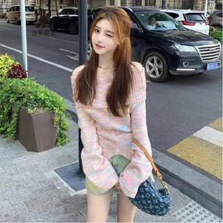 ZHELIHANGFEI Áo Len áo khoác cardigan Comfortable Korean phổ biến Hàn Phong