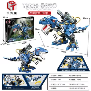 Trận Tyrannosaurus Hội Cơ Tyrannosaurus Rex Khối Xây Dựng Đồ Chơi Khủng Long Tương Thích Lego Giáo Dục Cậu Bé