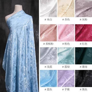 Họa tiết tối jacquard giả acetate vải satin mềm mại và mịn quần áo Hanfu ngựa mặt váy sườn xám vải