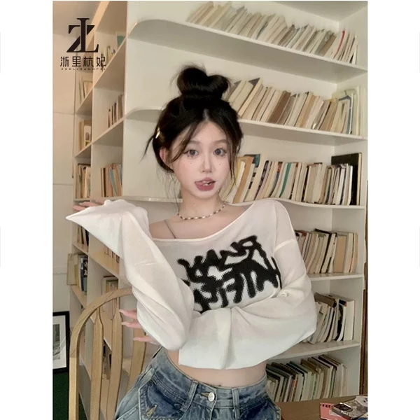 ZHELIHANGFEI áo phông áo thun nữ croptop baby tee Thời trang hàn quốc Thời trang Beautiful High quality fashion