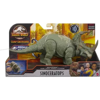 Jurassic World Toys Sound Strike Medium-size Dinosaur Figure, Strike Action, Sounds, Movable Joints HBX34 Đồ chơi thế giới kỷ Jura Sound Strike Hình khủng long cỡ trung, Hành động tấn công, Âm thanh, Khớp di chuyển HBX34