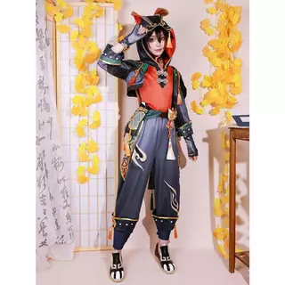 Genshin Impact Gaming Cosplay Costume Wig shoes Set game Uniforms  Accessories Carnival Anime