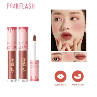 Pinkflash Son Môi Mềm Mờ Dưỡng Ẩm Lâu Dài Chất Lỏng Mờ Son Môi Chống Nước Son Môi Son Tint Trang Điểm Làm Đẹp