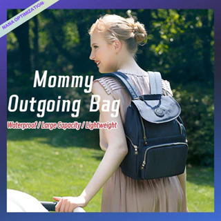 Ba lô thời trang mới dành cho mẹ và trẻ sơ sinh, Ba lô chống nước đa chức năng cho túi giao hàng của mẹ, Ba lô công suất lớn phóng nhẹ cho túi đi học của mẹ