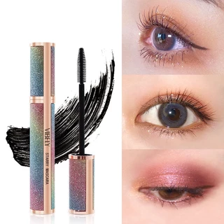 Đen Chất Lỏng 4D Sợi Lụa Mascara Chống Thấm Nước Rimel Maquiagem Kéo Dài Dày Uốn Mi Mascara Nối Mi (YS009)