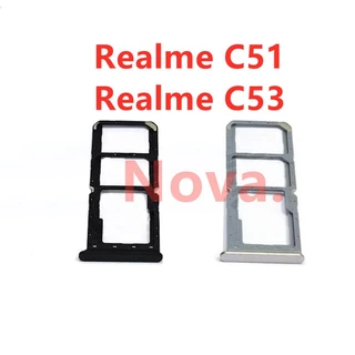 Khay đựng thẻ SIM cho Realme C51 C53 Vỏ điện thoại Giá đỡ khe cắm Phần điện thoại di động