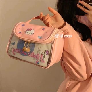 Mới Túi Đựng Mỹ Phẩm Cỡ Lớn Họa Tiết Hello kitty Xinh Xắn Dành Cho Nữ