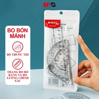 M&G  Văn phòng phẩm 15cm / 20cm Bộ thước đo học sinh Bộ thước tam giác Thước đo kỹ thuật số lớn Đo lường kiểm tra Vẽ nghiên cứu Đồ dùng văn phòng Văn phòng phẩm