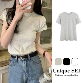 Áo Thun Trơn Body, Áo Babytee Thun Nữ Ngắn Tay 100% Cotton Mềm Mát ( Có Bigsize)