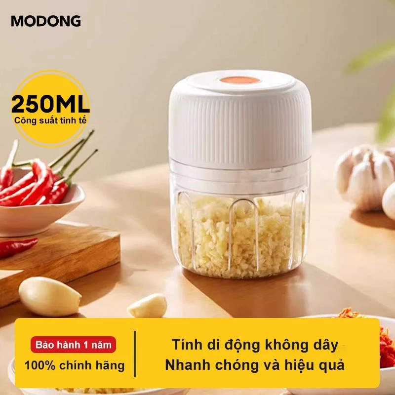 Tiện lợi 250ml mini di động điện tỏi ớt Máy xay điện mini trộn tỏi máy phụ trợ hộ gia đình xay thịt nước sốt máy