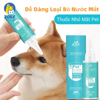 ZOEF Vật Nuôi Mèo Và Chó Thuốc Nhỏ Mắt Để Loại Bỏ Vết Rách Rửa Mắt Chống Viêm Và Mắt Shit LI0133