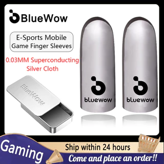 Găng tay tay chơi game BlueWow Ngón tay cái cảm ứng (2 CÁI) Chống mồ hôi PUBG COD Call of duty Huyền thoại di động tình trạng sinh tồn