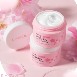 Kem Tinh Chất LAIKOU Sakura 25g / Kem Dưỡng Ẩm Dưỡng Ẩm / Sản Phẩm Chăm Sóc Da / Mỹ Phẩm / LAIKOU Sakura Series