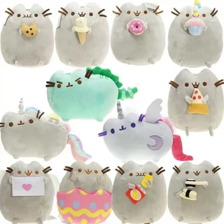 13style 15cm Kawaii Pusheen Hoạt Hình Mèo Sang Trọng Đồ Chơi Donut Mèo Bánh Quy Kem Cầu Vồng Hình Bánh Sang Trọng Thú Nhồi Bông Mềm Đồ Chơi Trẻ Em Quà Tặng