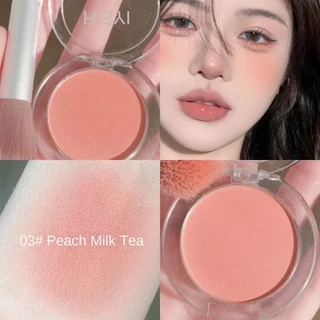 Phấn má hồng đơn sắc lâu trôi không thấm nước Fixer Rouge Peach Matte Blush face MakeupMonochrome phấn má hồng làm sáng mặt, hiển thị màu sắc trong một thời gian dài, trang điểm khỏa thân, tự nhiên