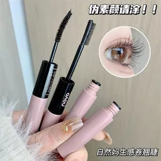 Novo Voluminous double lash mascara lâu trôi không thấm nước, thấm mồ hôi tự nhiên, uốn cong Không sợ bị nhòe kem mascara đen NO.6061