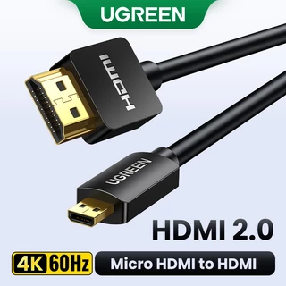 Cáp chuyển đổi UGREEN từ micro HDMI sang HDMI tốc độ cao hỗ trợ 1080p 3D 4k