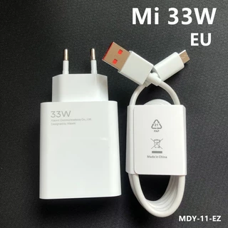 Nguồn gốc Xiaomi 33W Sạc Redmi Note10 / K40 / Poco X3 Pro Cáp dữ liệu Xiaomi 3A TypeC Cáp sạc nhanh Hiển thị các chấm nhỏ