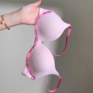 6 Màu Ánh Sáng Mùa Hè Mỏng Gợi Cảm Bé Gái Liền Mạch Quần Lót Nữ Push Up Áo Ngực Nữ Bralette Nữ Không Dây Đồ Lót