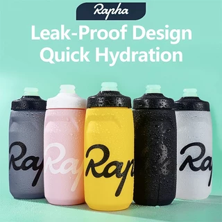 Rapha Bình Nước Thể Thao 620 750Ml Bằng Nhựa Không bpa Chống Bụi Có Thể Được Đổ Nước Màu Đen / Xám / Vàng / Hồng Ốp