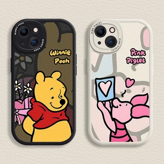 Ốp lưng iPhone cho 15 / 14 / 13 / 12 / 11 Promax Winnie & Piglet Vỏ mềm cho iPhone 7 / 8 Plus / X / XR / Xs Max Cover