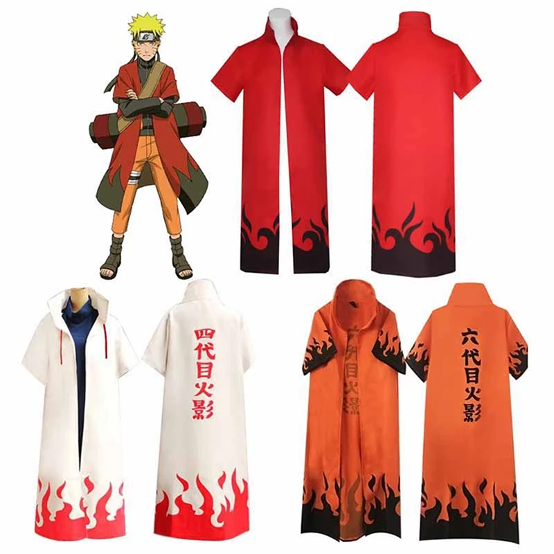 Onsale Anime Naruto Cosplay Áo Hokage Namikaze Minato Đồng Phục Kakashi Mũi Trang Phục Mới