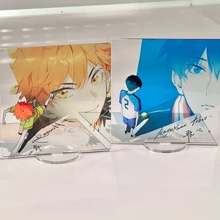 Bóng chuyền Junior Qua Thẻ Haikyuu Acrylic Đứng Hyuga Shoyo Kageyama Feixo Trang Trí Máy Tính Để Bàn Trang Trí