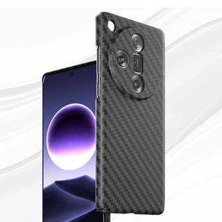 Ốp Cứng OPPO Find X7 Ultra X6 Pro Vỏ Họa Tiết Sợi Carbon Vỏ Điện Thoại Có Bảo Vệ Ống Kính