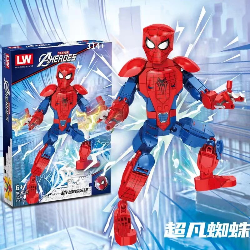 Đồ chơi xây dựng Marvel Spider-Man 76226 - Quà tặng nhân vật hành động được khớp nối hoàn toàn Mô hình sưu tập cho bé trai bé gái và trẻ em từ 8 tuổi trở lên