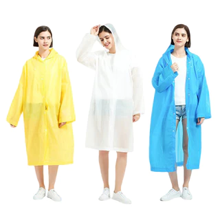 Onsale Áo Mưa Chống Thấm Nước Dày Áo Mưa Du Lịch Đi Bộ Đường Dài Ngoài Trời Mưa Poncho Áo Mưa Có Mũ Trùm Đầu Áo Mưa Nam Nữ Mới