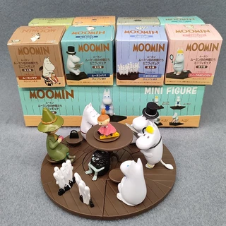 8 Cái / bộ 4cm Anime The Moomins Hình Hippopotamus Moomin Snufkin Nhỏ Của Tôi Sniff Q Phiên Bản PVC Nhân Vật Hành Động Mô Hình Máy Tính Để Bàn Trang Trí Đồ Chơi Búp Bê