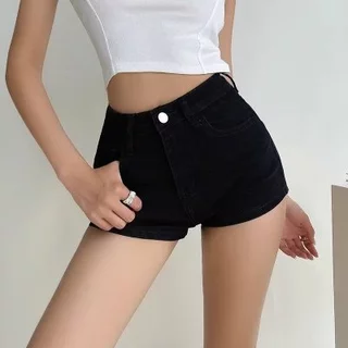 NZN Quần short denim dài chân thon gọn dáng ôm thời trang dành cho nữ và quần nóng hông