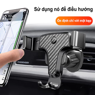 Giá đỡ điện thoại trên ô tô  kẹp gắn cửa khe gió điều hoà xoay 360 độ vân cacbon tinh tế nhỏ gọn tiện lợi cho xe Giá đỡ điện thoại trên ô tô Giá đỡ điện thoại ở cửa gió ô tô Giá đỡ điện thoại cho xe hơi giá đỡ điện thoại ô tô chống rung