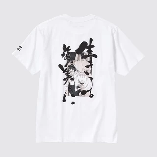 Uniqlo Unisex Cặp Đôi Cha Mẹ Con UT STUDIO GHIBI Ghibli In Hình Áo Thun Nữ Tay Ngắn