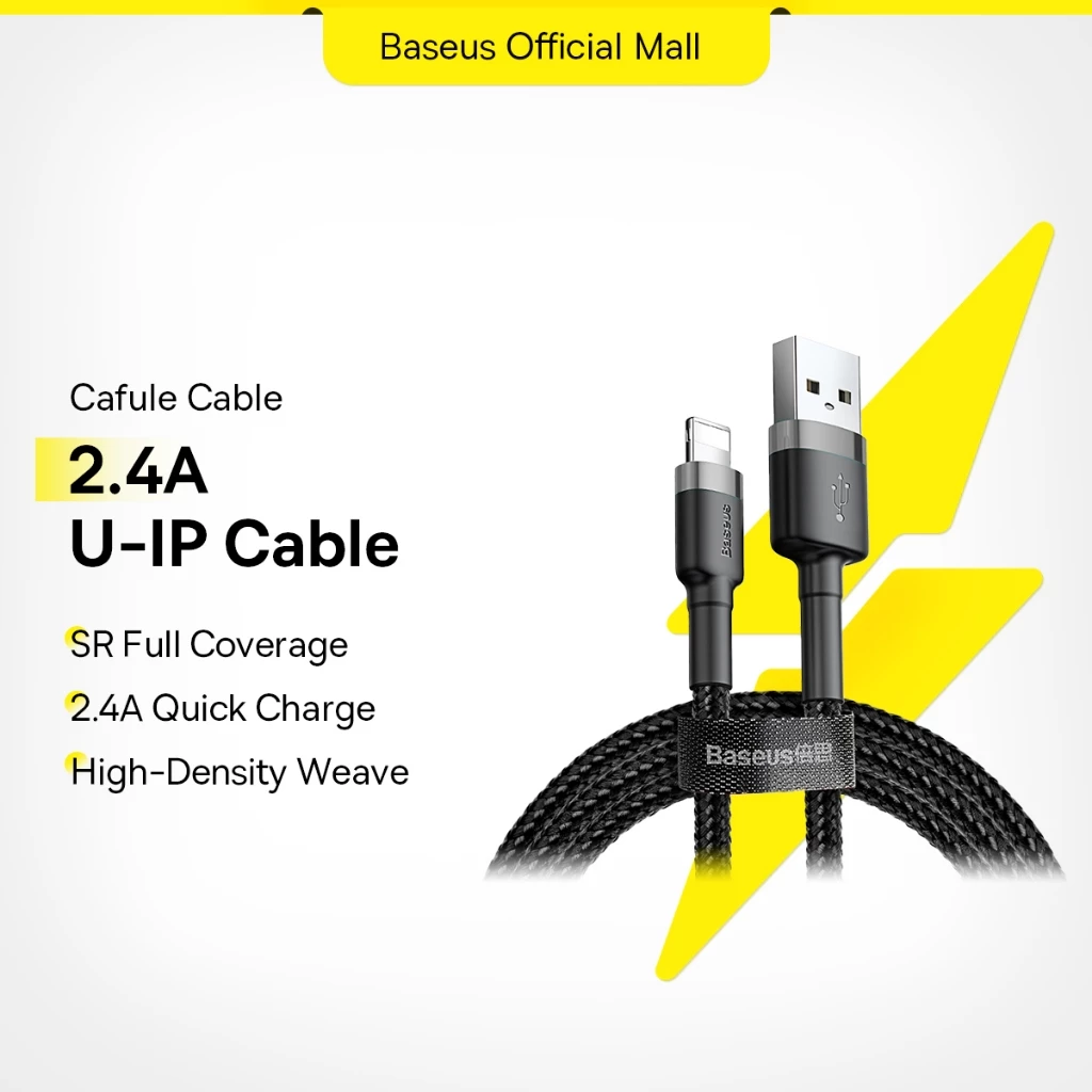 Cáp sạc và truyền dữ liệu Baseus cổng USB dành cho điện thoại Phone
