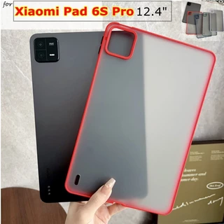 For Xiaomi Pad 6S Pro MiPad 6S Pro 6SPro 12.4 inch 2024 Tablet Shockproof Protection Case Fashion Colorful Frame Back Matte Frosted Case