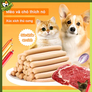 PetPals Xúc xích cho chó mèo Que thức ăn cho thú cưng 15g dành cho thú cưng thức ăn cho  thơm ngon giàu cung cấp  cho thú cưng Thức ăn cho chó LI0186