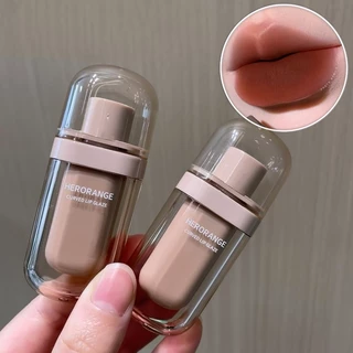 Herorange Lip Gloss Matte Lasting Nature Không dễ phai màu Chống nước