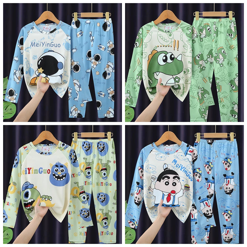 Bộ Đồ Ngủ Trẻ Em Bé Trai Bộ Đồ Ngủ baju tidur budak lelaki Trẻ Em Đồ Ngủ Trẻ Em baju Bé Trai