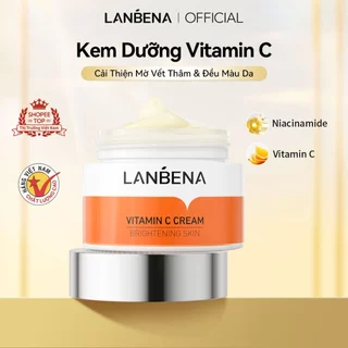 Kem Dưỡng Da Mặt Lanbena Vitamin C 50ml Dưỡng Ẩm Làm Trắng Nuôi Dưỡng Chống Nếp Nhăn Lão Hóa