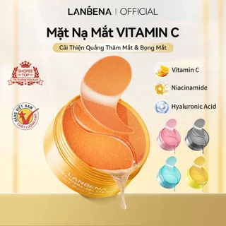 Hộp 60 mặt nạ mắt Lanbena vitamin C retinol giảm quầng thâm và nếp nhăn chống lão hóa