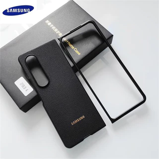 Ốp Điện Thoại Chính Hãng Cho Samsung Galaxy Z Fold4 3 2 Flip4 Bao Da Sang Trọng Ốp Lưng Bảo Vệ