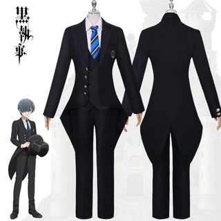 [Sẵn sàng] WUDU Black Butler Ciel Phantomhive Cos Trang phục Ciel Suit Trang phục hóa trang Anime